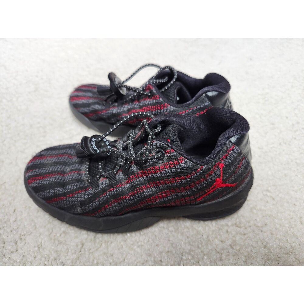 Nike Air Jordan B. Fly Kids Shoes – Size 12C - Black Red Grey (Bred)